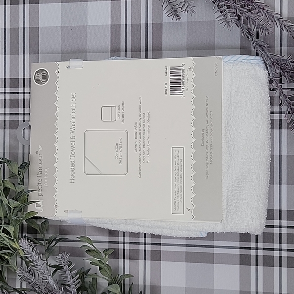 Petite L'Amour Anchor Towel and Washcloth Set - Picture 2 of 3